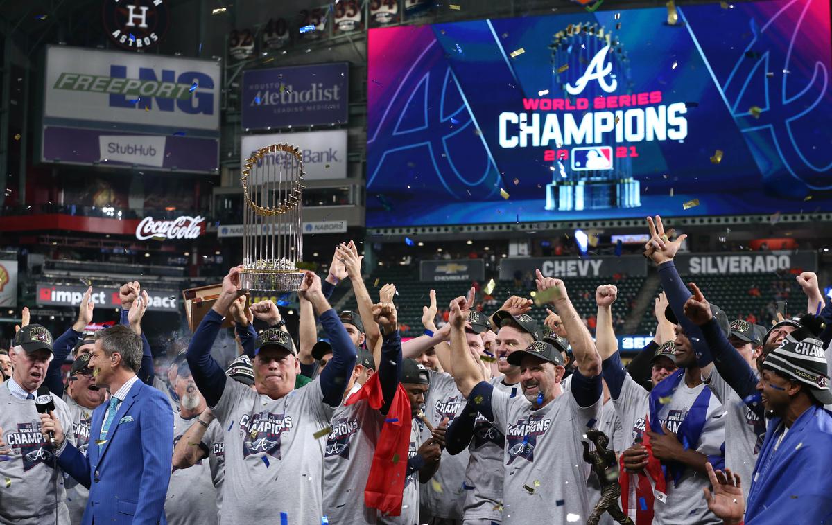 Atlanta Braves MLB | Baseballisti Atlanta Braves so četrtič prvaki lige MLB. | Foto Reuters