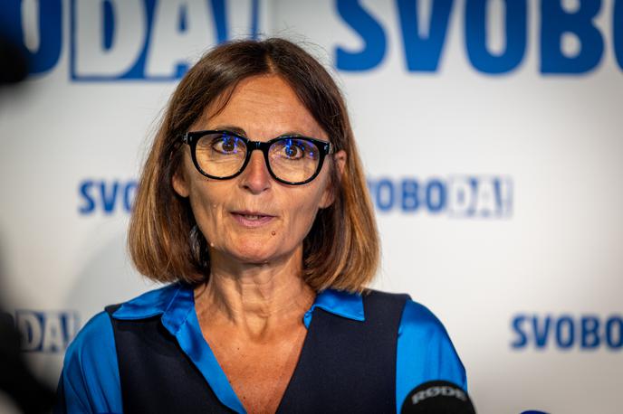 Nataša Avšič Bogovič | Nataša Avšič Bogovič je prepričana, da predlog Levice v tem trenutku ni zrel za sprejetje, zato mu v Svobodi nasprotujejo. | Foto Gaja Hanuna