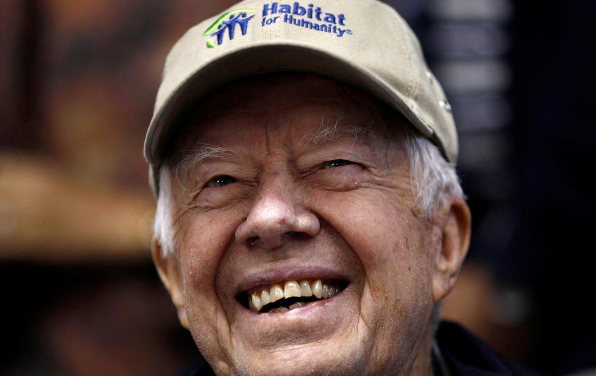 Jimmy Carter | James Earl Carter se je rodil 1. oktobra 1924 v kraju Plains v Georgii. Bil je prvi ameriški predsednik, ki je bil rojen v pravi bolnišnici. | Foto Reuters