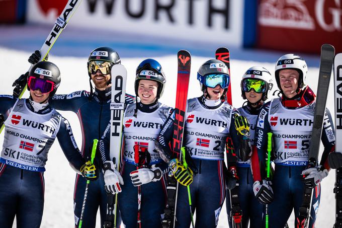 Norveška ekipa je bila na koncu druga. | Foto: Reuters