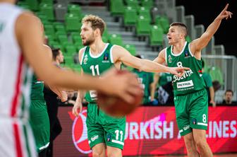 Cedevita Olimpija v Turčiji do druge zmage in drugega mesta