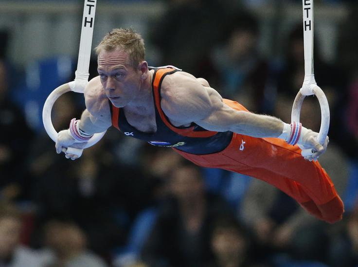 Yurij Van Gelder po vsaki uvrstitvi v finale spije nekaj piv. Njegova metoda "proslavljanja" se v Riu ni obnesla.  | Foto: Reuters