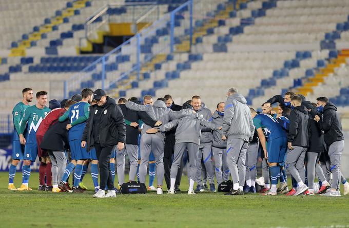 Slovenija je izmed štirih zmagovalk lige C osvojila največ točk. Zbrala jih je 14, več od Črne gore (13), Albanije in Armenije (obe po 11). | Foto: Sportida
