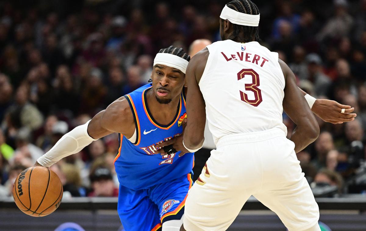 Oklahoma City Thunder | Oklahoma City Thunder je sredi tedna izgubila proti Cleveland Cavaliersom. | Foto Reuters