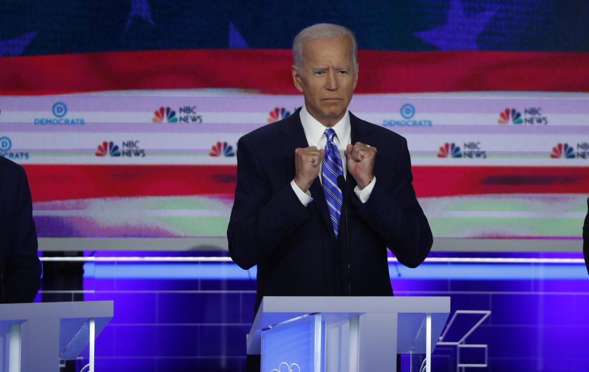 Joe Biden | Joe Biden je bil na prvem predvolilnem soočenju demokratskih kandidatov v defenzivi. | Foto Reuters