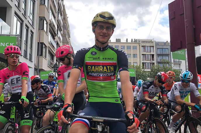 Matej Mohorič | Matej Mohorič tudi po 4. etapi dirke BinckBanka Tour ostaja v vodstvu skupnega seštevka.   | Foto Facebook