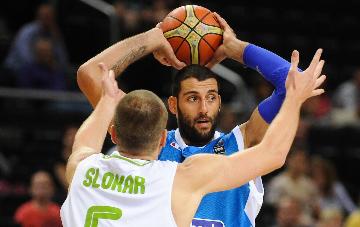 Bourousis | Ioannis Bourousis se poslavlja od grške izbrane vrste. | Foto Vid Ponikvar