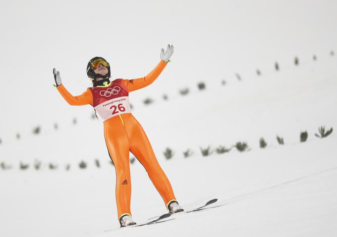 Nika Križnar je v Pjongčangu zasedla sedmo mesto. Najboljšo žensko uvrstitev z olimpijskih iger drži Maja Vtič, ki je bila v Sočiju šesta. | Foto: Reuters