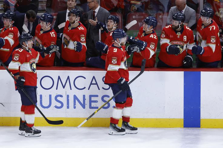 Florida Panthers so ugnali Carolina Hurricanes.  | Foto: Reuters