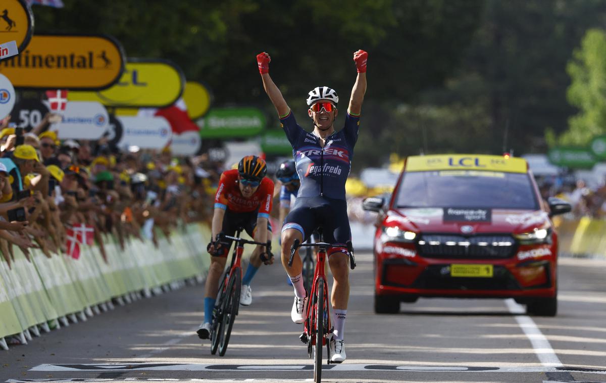 Mads Pedersen | Mads Pedersen je zmagovalec 13,. etape 109. Toura. | Foto Reuters