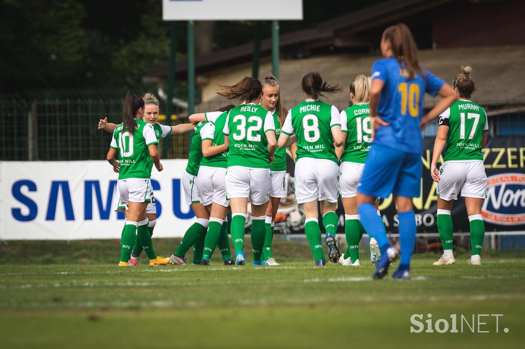 ŽNK Pomurje Beltinci, Hibernian, liga prvakinj