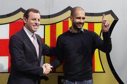 Barcelonin predsednik upa na skorajšnji Guardiolin podpis