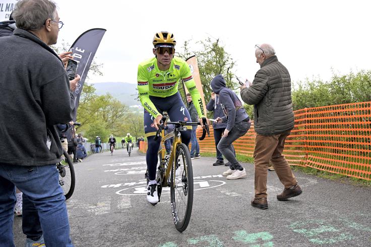Remco Evenepoel na ogledu trase | Foto: Guliverimage
