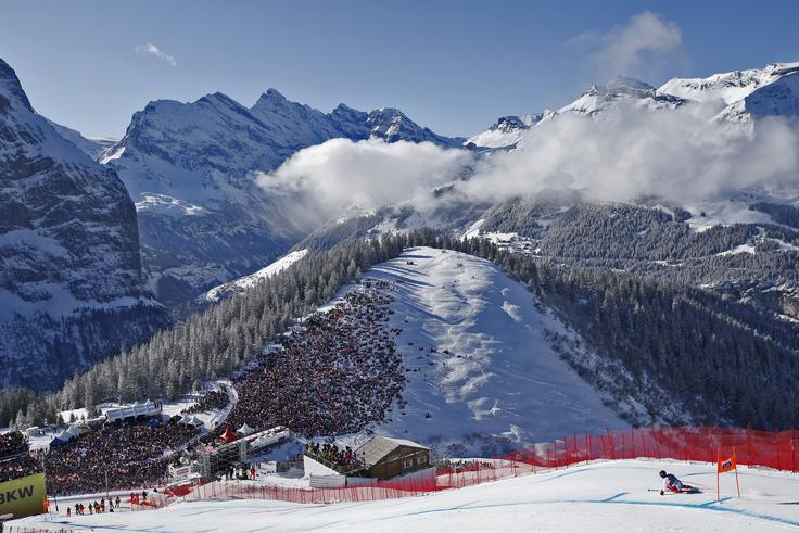 Wengen bo gostil odpadli superveleslalom. | Foto: Getty Images