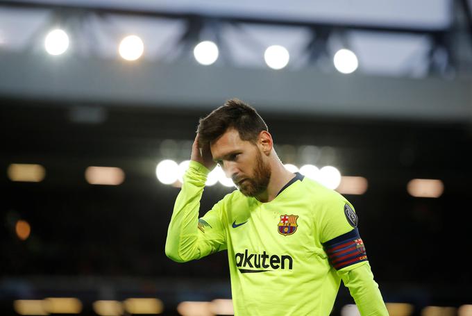 Lionel Messi je na prvi tekmi dosegel dva zadetka, na povratni pa je ostal brez vsega. | Foto: Reuters