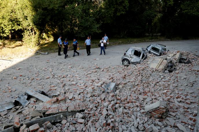 Potres v Albaniji | Foto Reuters