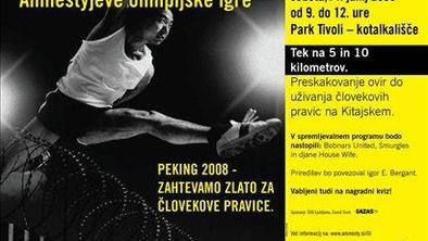 Amnestyjeve olimpijske igre: Zahtevamo zlato za človekove pravice