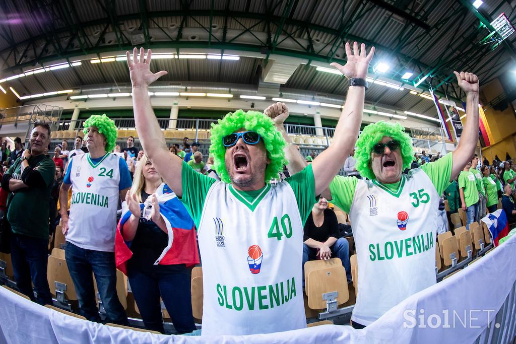 Slovenska košarkarska reprezentanca Slovenija - Nemčija