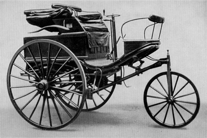 Prvi Benzov patentirani avtomobil. | Foto: Thomas Hilmes/Wikimedia Commons