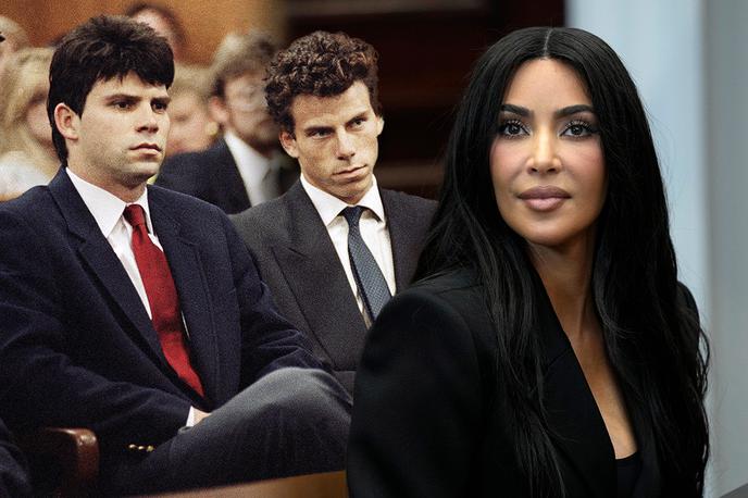 Brata Menendez, Kim Kardashian | Kim Kardashian je obiskala zaprta brata Menendez in po pogovoru z njima pozvala k njuni osvoboditvi. | Foto Guliverimage