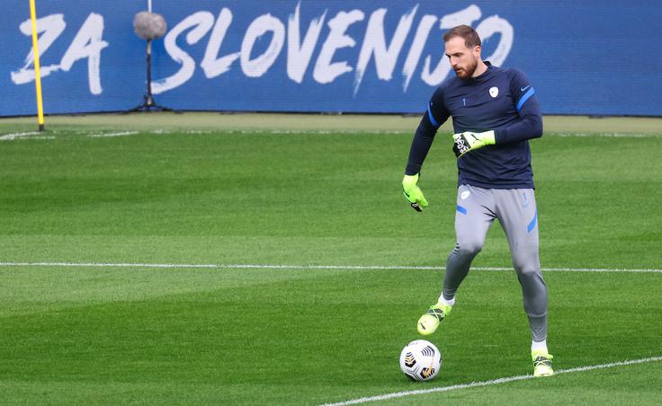 Torkov trening v Stožicah je bil zanj šele prvi na tokratni reprezentančni akciji. Priključil se je namreč šele v ponedeljek zvečer. | Foto: Vid Ponikvar