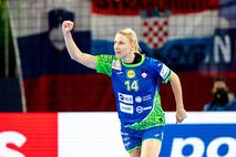 EHF Euro22: Slovenija - Hrvaška Tamara Mavsar