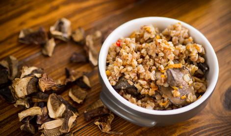 Recept: ajdova kaša z gobami