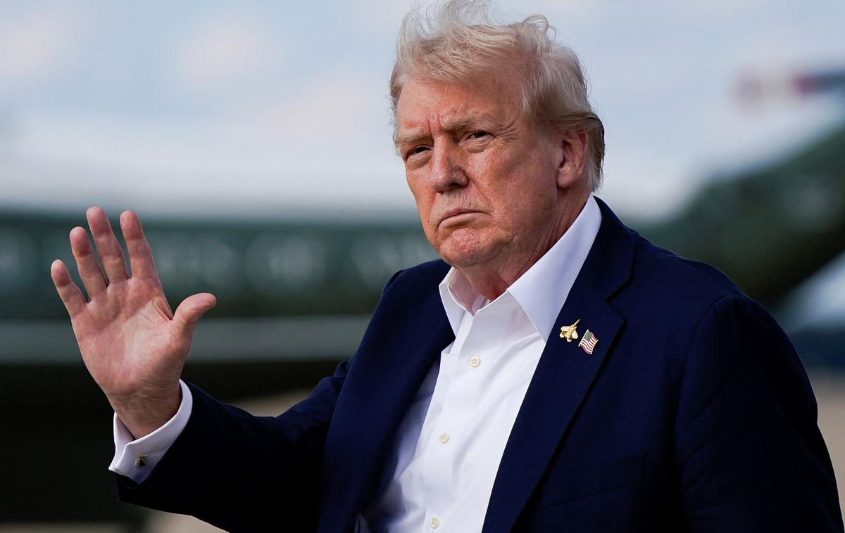 Donald Trump | Trumpova vlada trdi, da v Portlandu potekajo hudi protesti z nasiljem, mesto pa naj bi bilo uničeno kot v vojni. | Foto Reuters