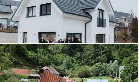 Družina s Prevalj, ki jim je voda avgusta 2023 odnesla vse, se je vselila v novo hišo