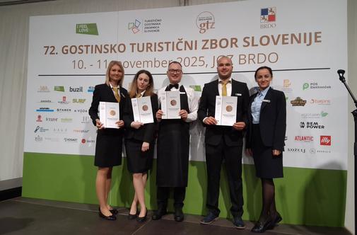 LifeClass Portorož z novimi priznanji na 72. Gostinsko-turističnem zboru Slovenije