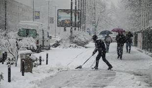 Nova pošiljka snega prihaja že v sredo