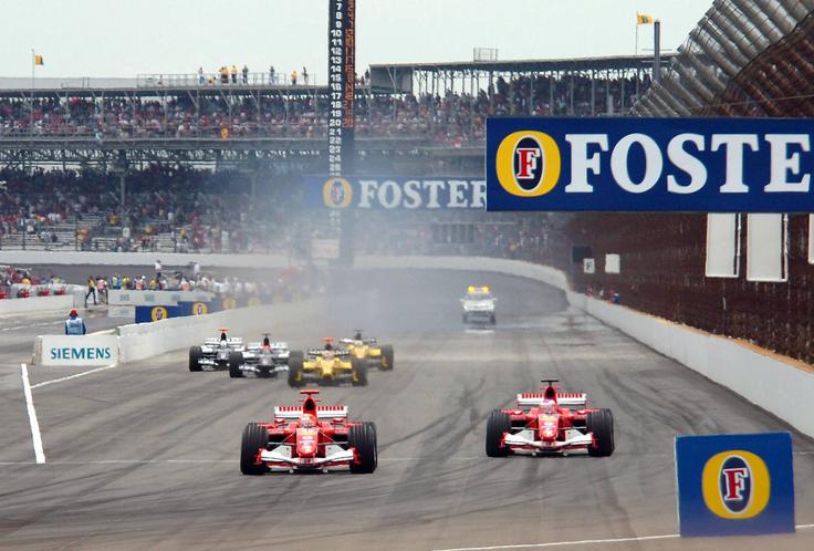 Najbolj bizaren štart dirke formule 1 vseh časov. Nastopilo je samo šest dirkačev. | Foto: Guliverimage