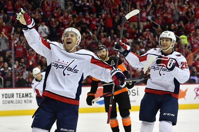 Washington Capitals | Hokejisti Washingtona so s 3:1 premagali Philadelphio. | Foto Reuters