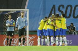 Brazilija melje naprej, zadovoljen tudi Messi, polom Kolumbije