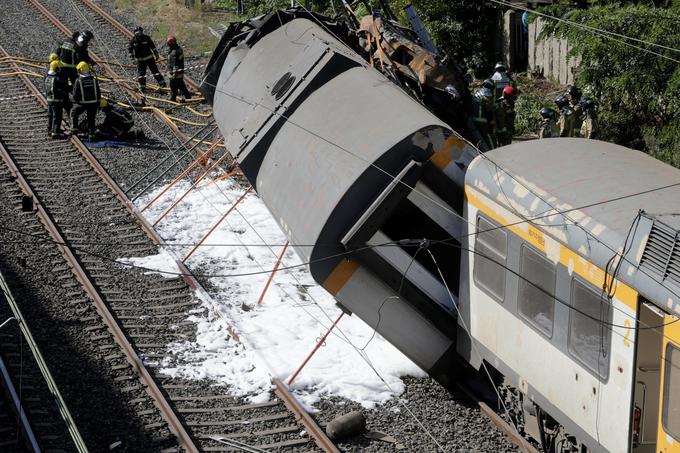 V trenutku nesreče je bilo na vlaku 63 potnikov, med tujimi potniki skoraj desetih nacionalnosti pa ne poročajo o Slovencih. | Foto: 