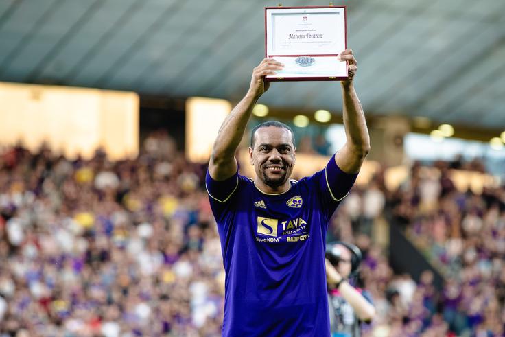 Marcos Tavares je v igro vstopil v 84. minuti in se poslovil od Ljudskega vrta. | Foto: Blaž Weindorfer/Sportida