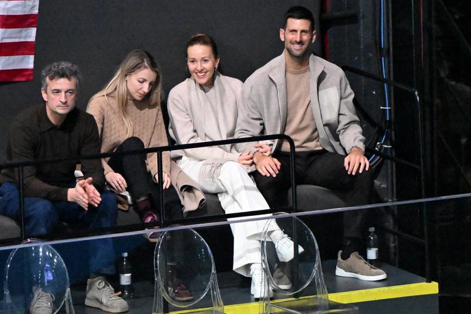 Novak Đoković | Novak Đoković si je ogledal tekmo v umetnosten drsanju in bil navdušen. | Foto Reuters