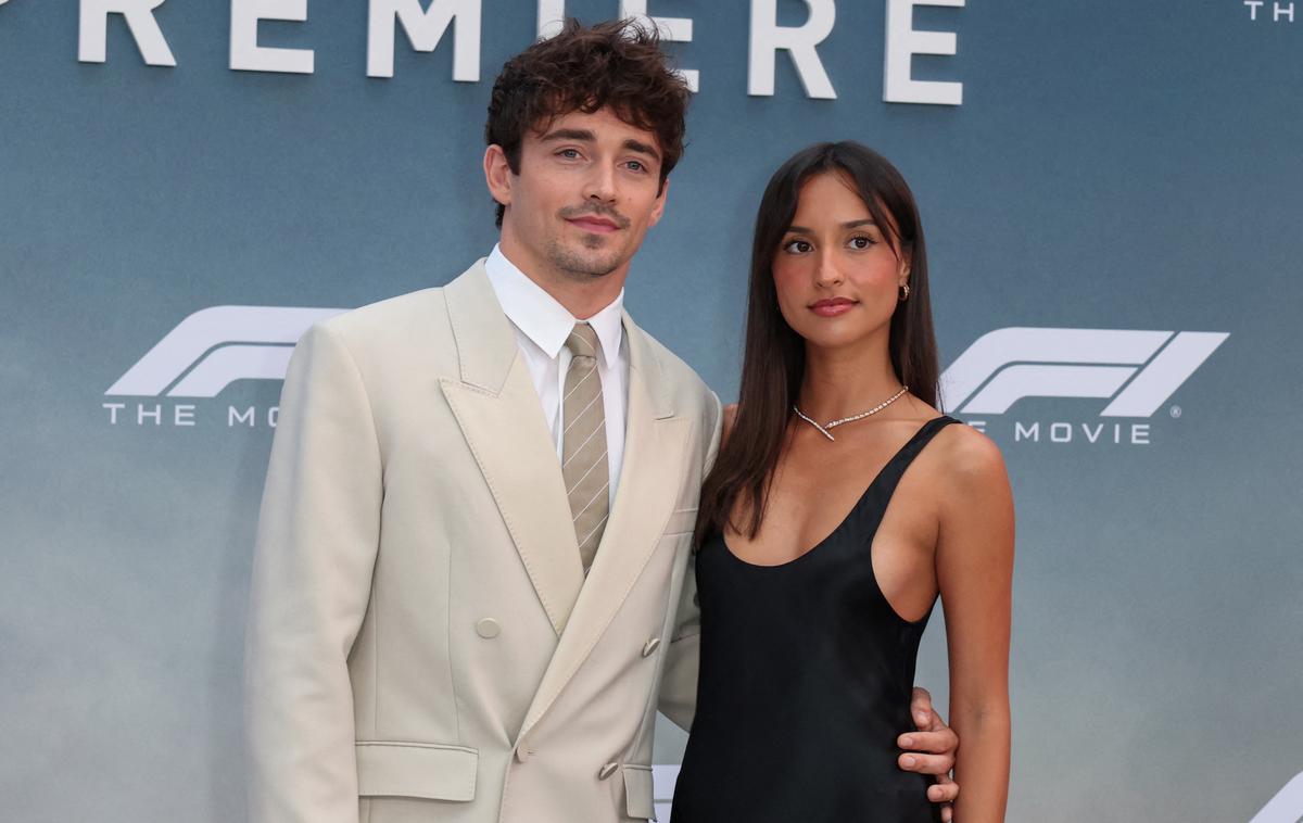 Charles Leclerc Alexandra Saint Mleux | Charles Leclerc in njegovo dekle Alexandra Saint Mleux se zdaj po Monte Carlu vozita z legendarnim ferrarijem, vrednim več kot dva milijona. | Foto Reuters