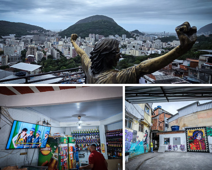 V faveli Santa Marta so zelo ponosni na to, da je prav pri njih svoj videospot za pesem They Don't Care About Us posnel Michael Jackson. | Foto: Tadej Zupančič, K.M.
