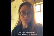 Ukrajinska premierka Julija Sviridenko
