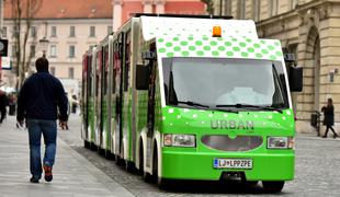 Ljubljana dobila nov električni vlakec urban