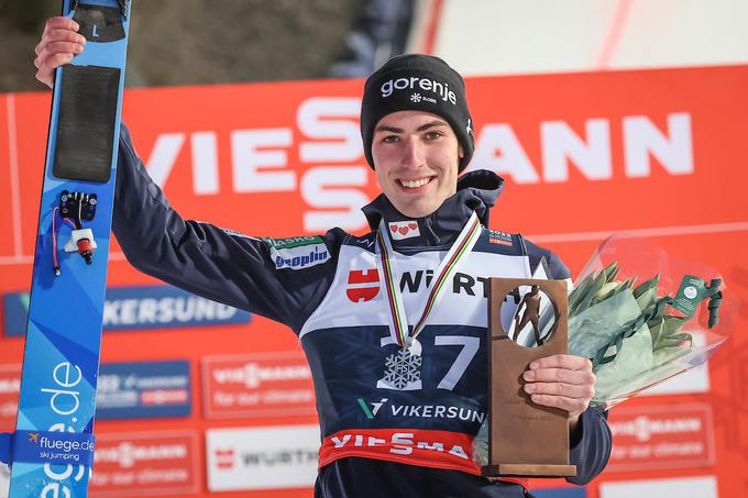 Lani je med drugim postal srebrn na svetovnem prvenstvu v poletih v Vikersudnu. | Foto: Sportida