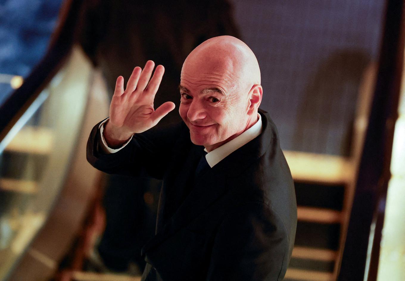 Infantino ob vprašanju o odstopu planil v smeh, prepričan je o novi zmagi