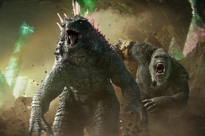 Foto Godzilla x Kong | Ko Godzila in Kong združita moči v podzemnem svetu … dobimo veliko računalniške animacije, a ta je v filmu videti bolje kot na tej sliki. | Foto Blitz Film & Video Distribution