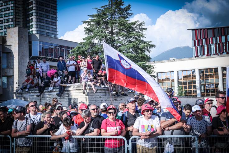 Slovenski navijači so tudi v Albaniji. | Foto: Ana Kovač