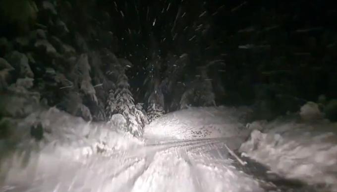 Prvi letošnji sneg na Vršiču | Foto: David Florjančič