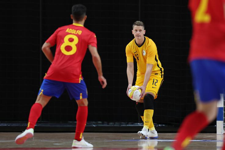 Veliko bo odvisno tudi od slovenskih vratarjev (na sliki Nejc Berzelak). | Foto: Aleš Fevžer