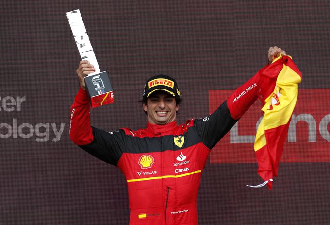 Španska himna je igrala prvič po 11 letih. Zadnji Španec z zmago Fernando Alonso 2013. | Foto: Reuters