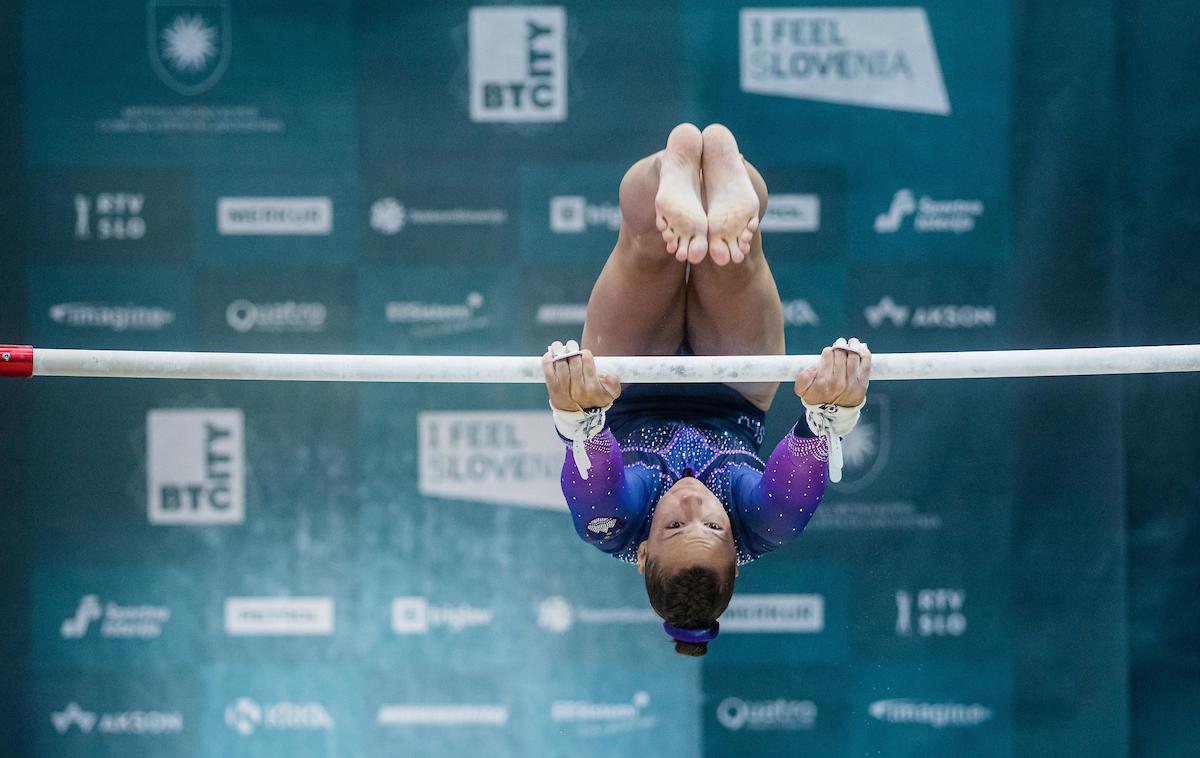 gimnastika, Koper, svetovni pokal, 3. dan, Lucija Hribar | Foto Grega Valančič/Sportida