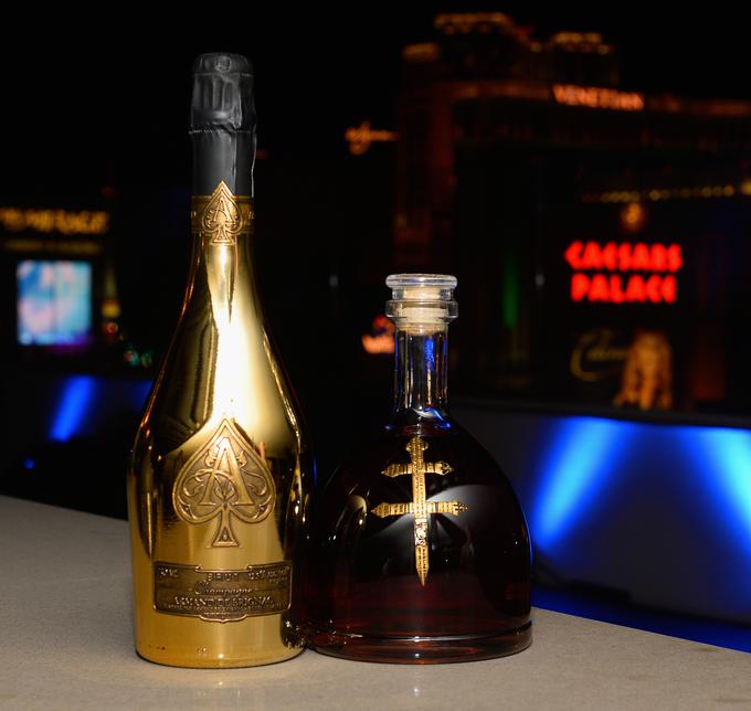 Raperjev posel z alkoholom: šampanjec Armand de Brignac in konjak D’Ussé | Foto: Getty Images